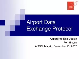 Airport Data Exchange Protocol