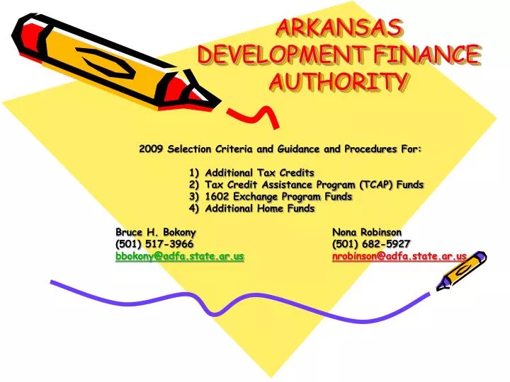 arkansas development finance authority