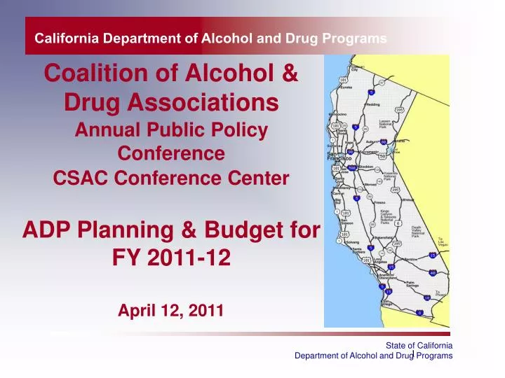 california department of alcohol and drug programs