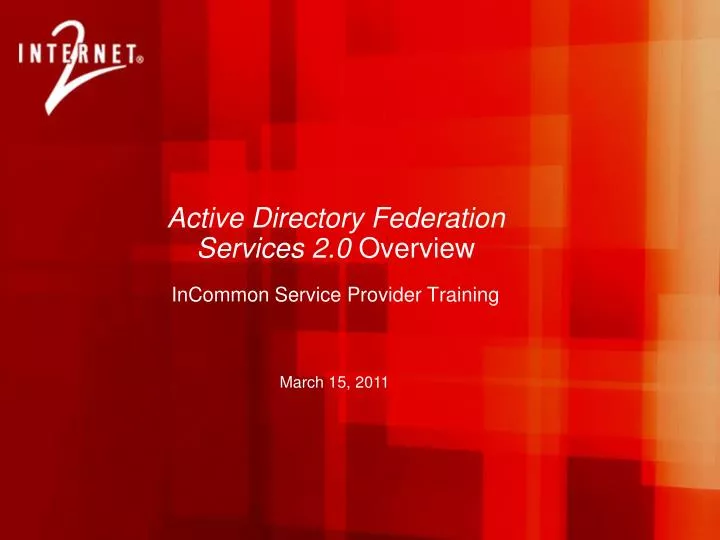 active directory federation services 2 0 overview