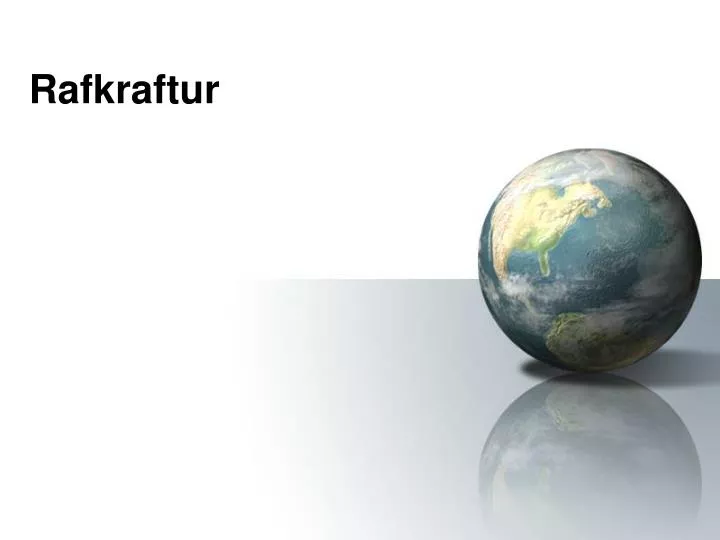 rafkraftur