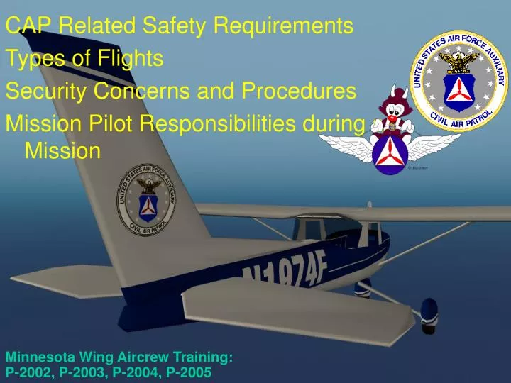 minnesota wing aircrew training p 2002 p 2003 p 2004 p 2005