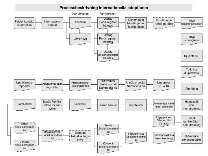 processbeskrivning internationella adoptioner