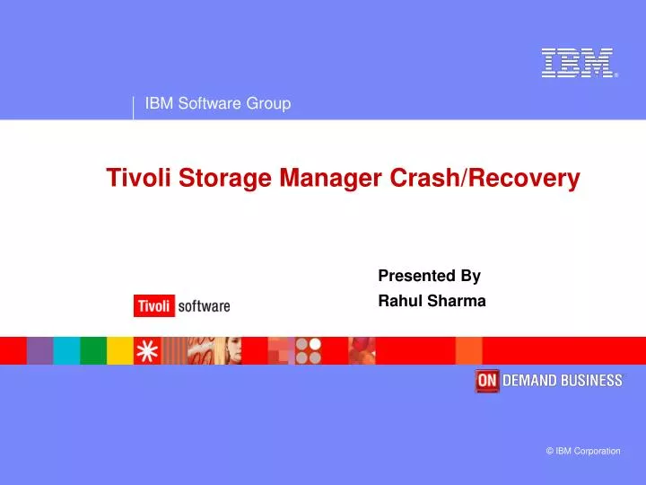 tivoli storage manager crash recovery