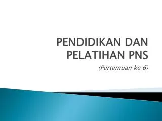 pendidikan dan pelatihan pns