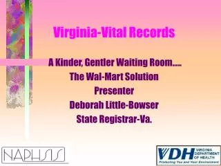 Virginia-Vital Records