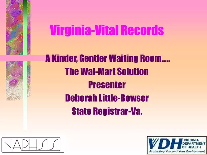 virginia vital records