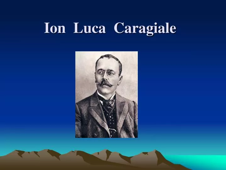 ion luca caragiale