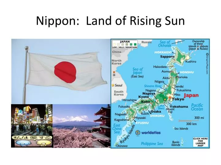 nippon land of rising sun