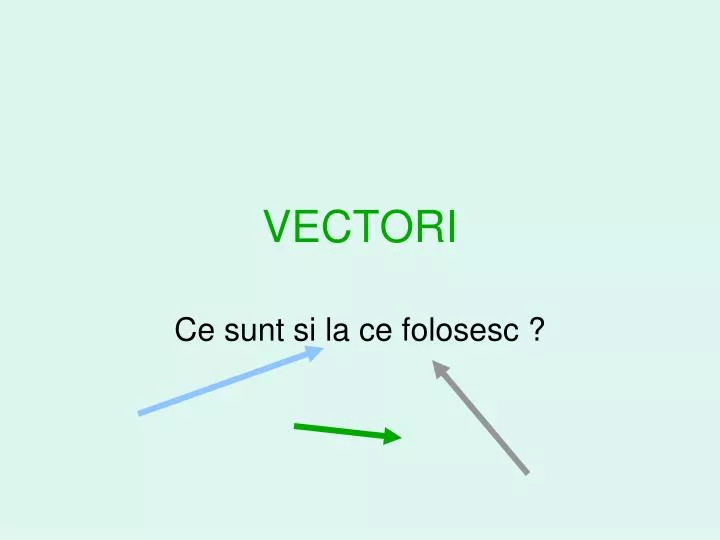 vectori