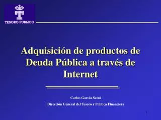 adquisici n de productos de deuda p blica a trav s de internet