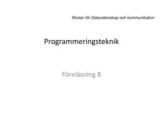 programmeringsteknik