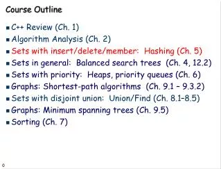 Course Outline