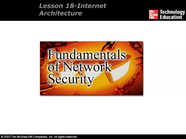 lesson 18 internet architecture