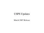 USPS Updates - slide 1