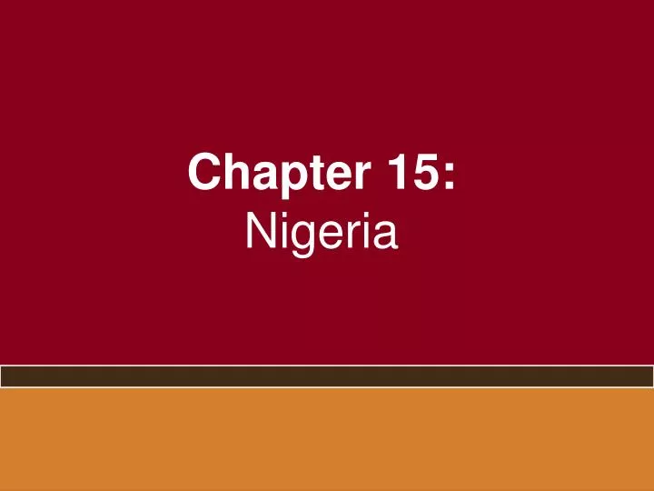 chapter 15 nigeria