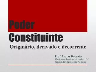 poder constituinte