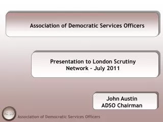 Association of Democratic Services Officers