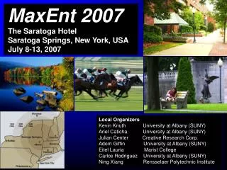 MaxEnt 2007