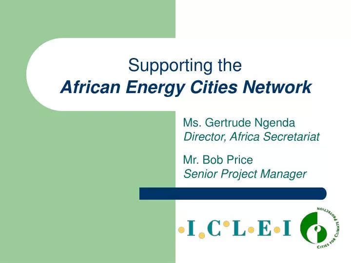 supporting the african energy cities network