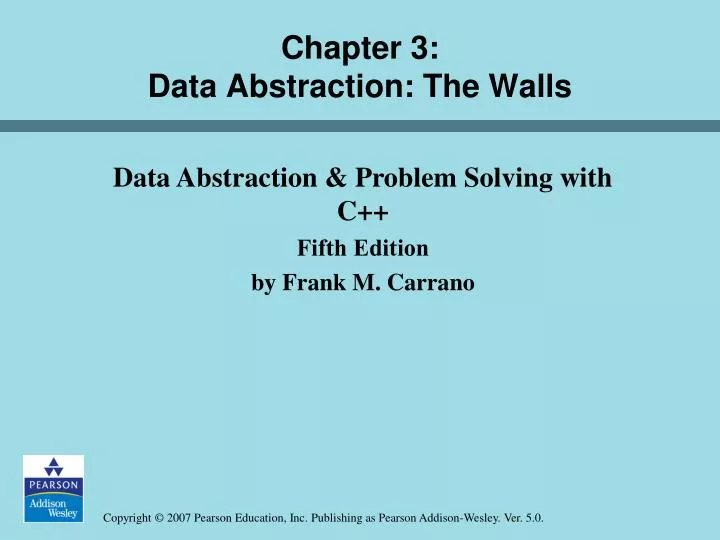 chapter 3 data abstraction the walls