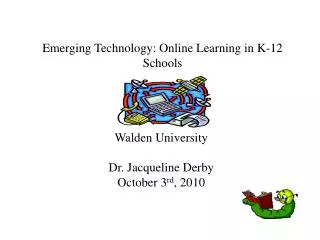 Emerging Technology: Online Learning in K-12 Schools