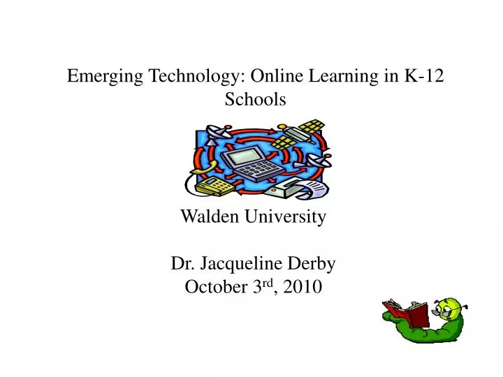 emerging technology online learning in k 12 schools
