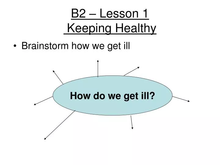 b2 lesson 1 keeping healthy