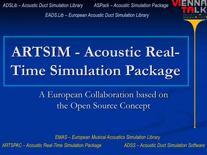 artsim acoustic real time simulation package
