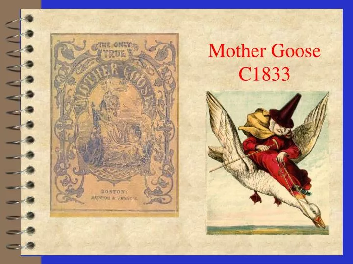mother goose c1833