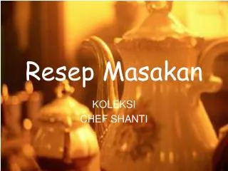 resep masakan