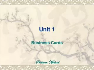 unit 1