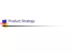 Product Strategy - slide 1
