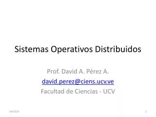 sistemas operativos distribuidos