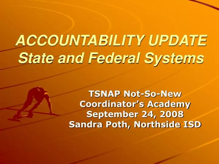 accountability update state and federal systems