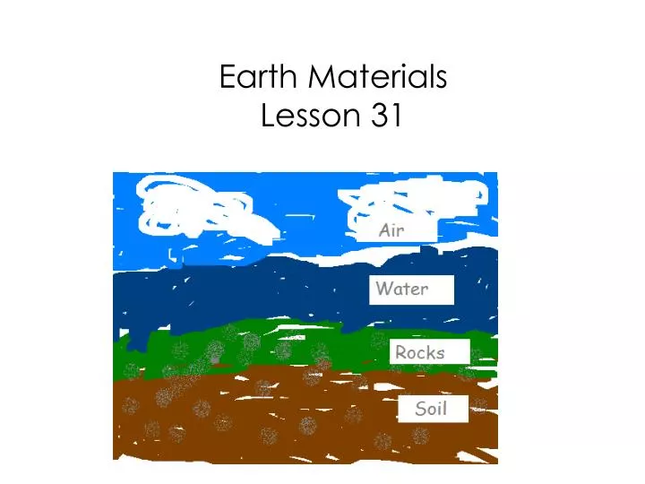 earth materials lesson 31