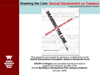 Drawing the Line: Sexual Harassment on Campus