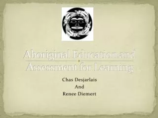 Aboriginal Education and Assessment for Learning