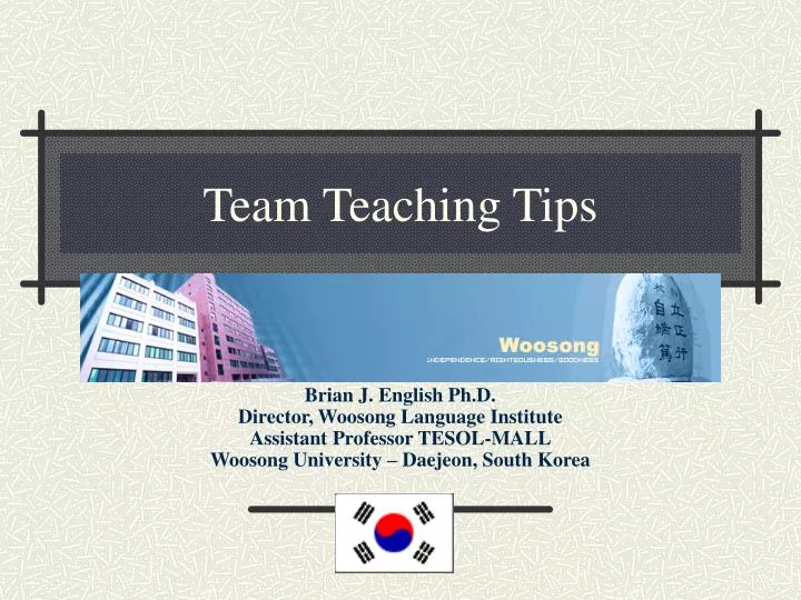 team teaching tips