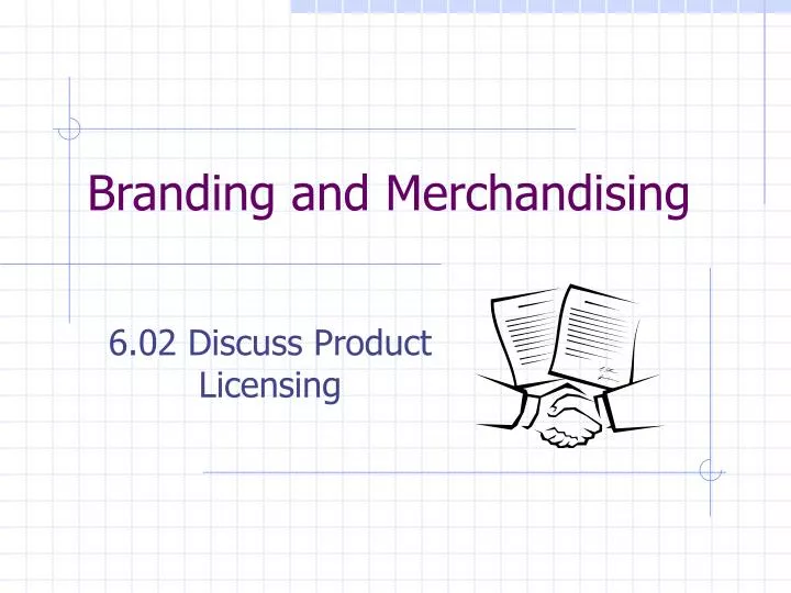 branding and merchandising
