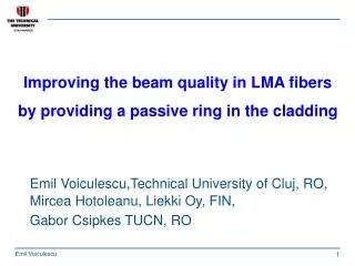 Improving the beam quality in LMA fibers by providing a passive ring in the cladding