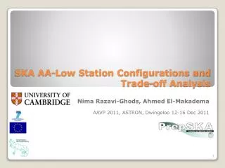 SKA AA-Low Station Configurations and Trade-off Analysis