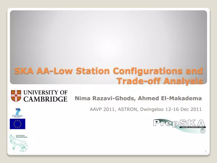 ska aa low station configurations and trade off analysis