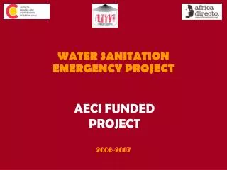 AECI FUNDED PROJECT