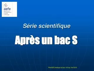 s rie scientifique