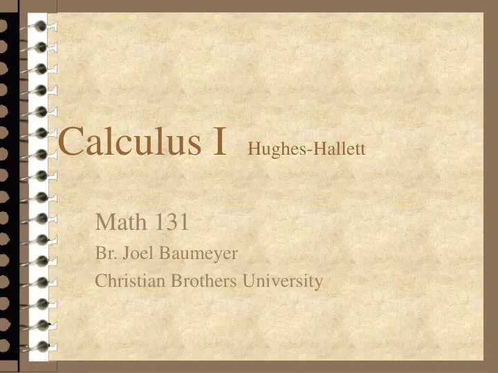 calculus i hughes hallett