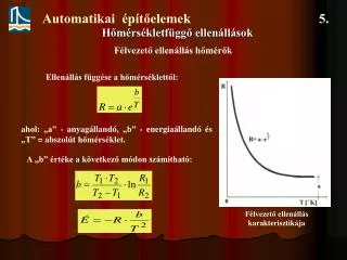 automatikai p t elemek 5