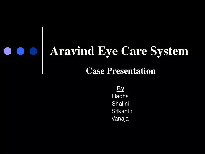 aravind eye care system