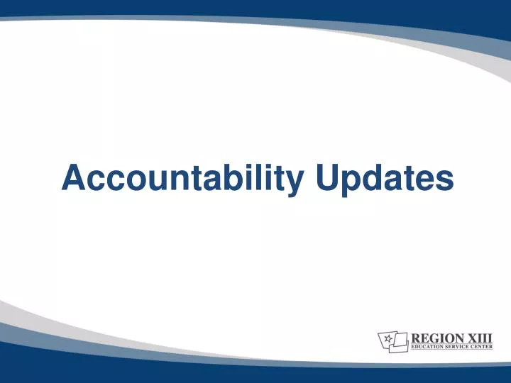 accountability updates