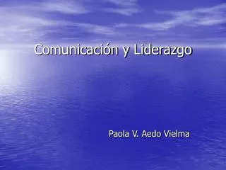 comunicaci n y liderazgo